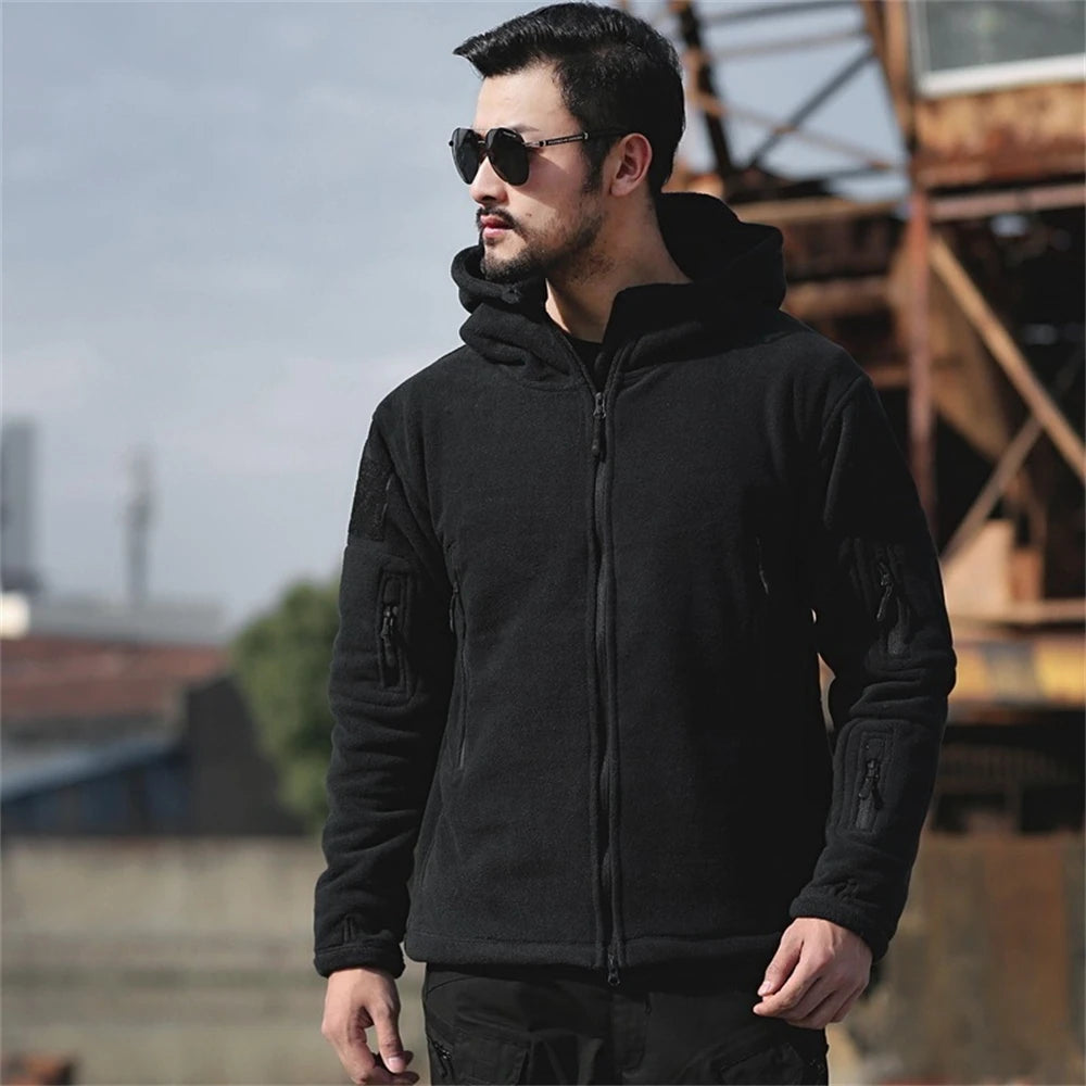 Men US Military Winter Thermal Fleece Tactical Jacket Outdoors Sports Hooded Coat Militar Softshell Hiking Outdoor Army Jackets - Buy online at  Vibe In Cart.