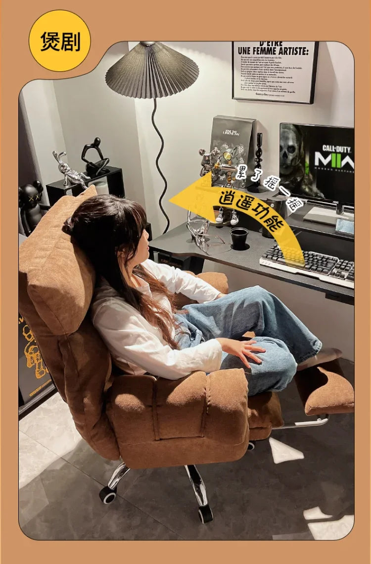 Fabric Executive Swivel Office Chair with Lift Function