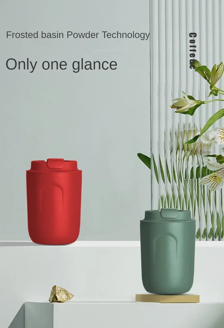 Mini Thermos Bottle Coffee Mug Stainless Steel Cup Thermal Leakproof Vacuum Flask Double Wall Tumbler Insulated Travle Drinkware - Buy online at  Vibe In Cart.