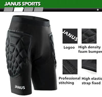 Goalkeepers Football Shorts Men Soccer Training Tights Futbol Protection Sponge Roller Skating Doorkeeper Shorts Jersey Crash - Buy online at  Vibe In Cart.