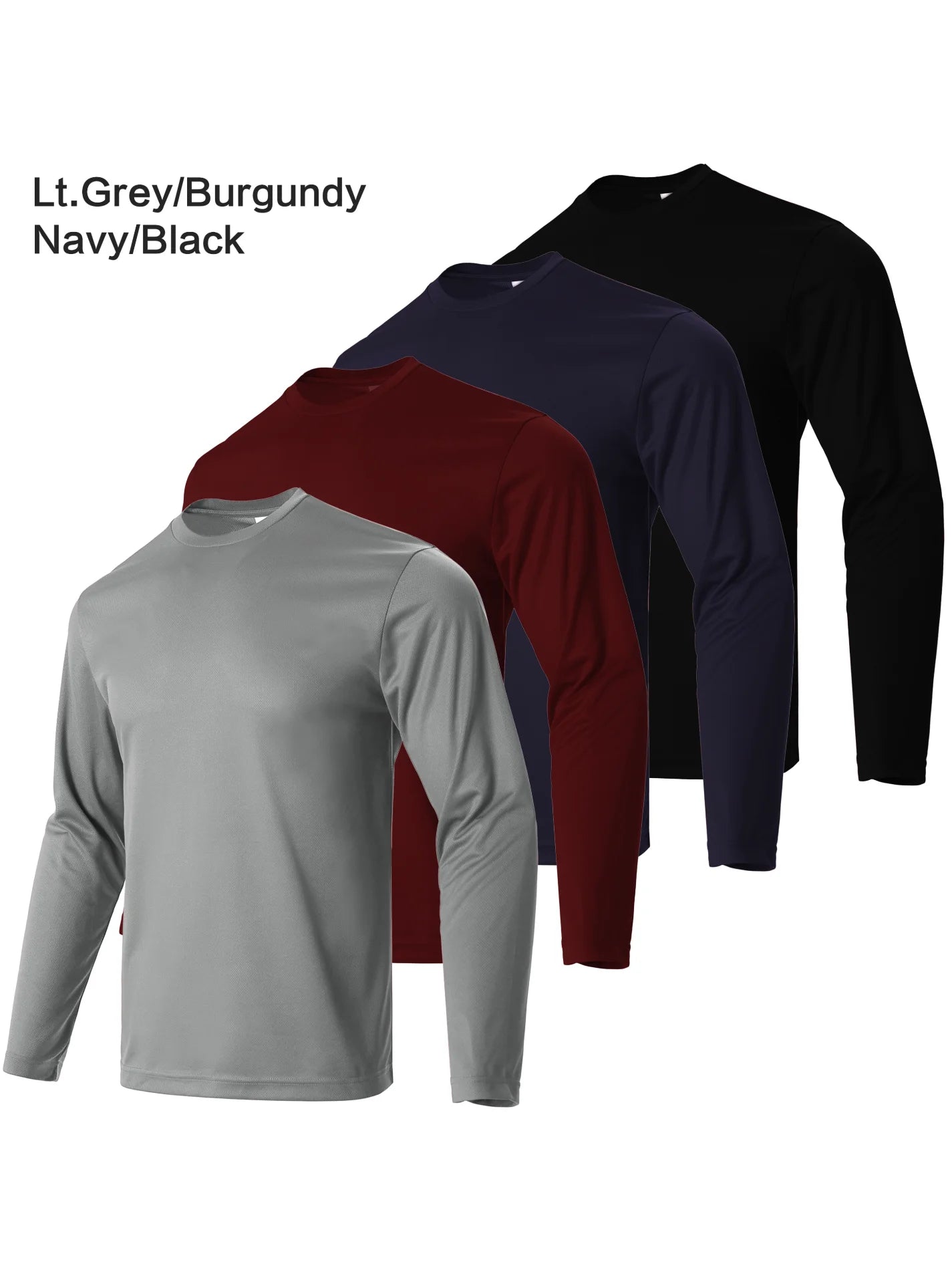 4-piece men's quick drying sports and fitness T-shirt long sleeved sports and running T-shirt - Buy online at  Vibe In Cart.