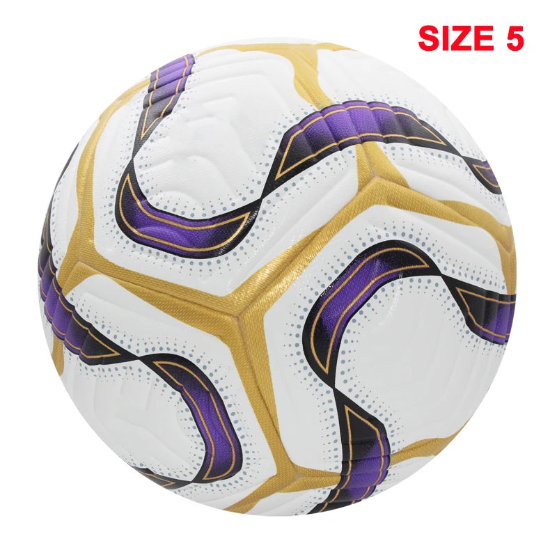 Soccer Balls, Size 5 and Size 4, PU Material, Seamless Design