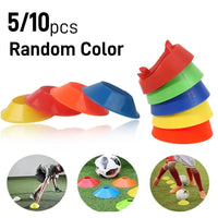 5/10pcs soccer Training Sign Dish Pressure Resistant Cones Marker Discs Bucket Outdoor Basketball Football Training Sports - Buy online at  Vibe In Cart.