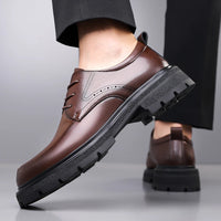 2025 New Classic Shoes for Men, Authentic Calfskin Brogue Formal Shoes for Men Handcrafted Men's Oxford Shoes Business Formal - Buy online at  Vibe In Cart.