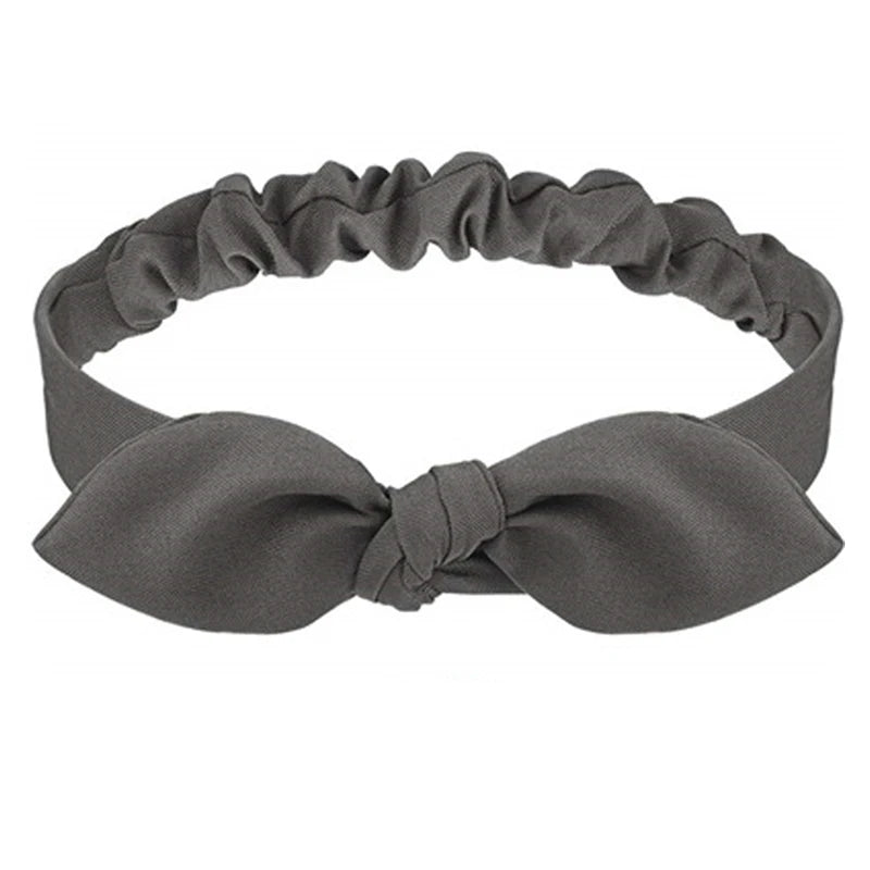 Women's Geometric Acrylic Elastic Headbands with Cross Knot