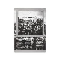 Unframed Retro Rapper Album Cover Canvas Wall Art Print