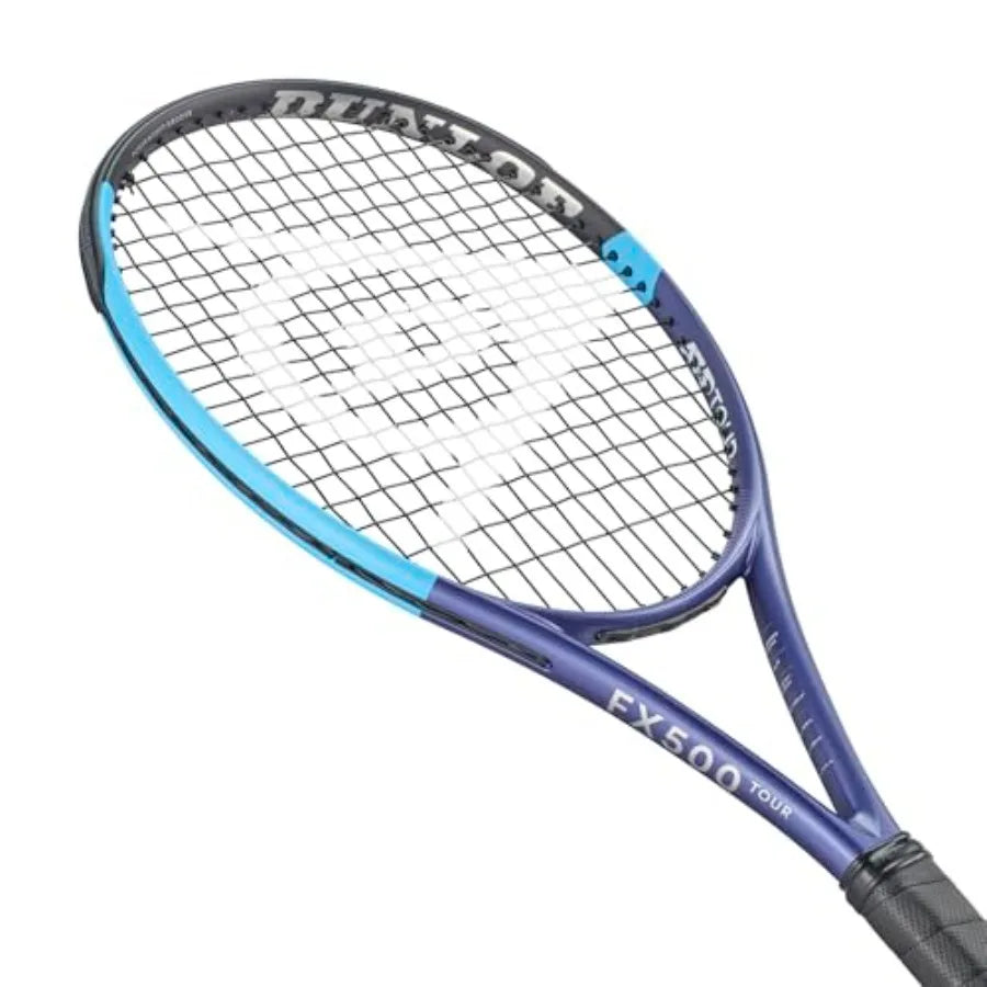 FX500 Tour Tennis Racket Blue/Black V26 for Professional Play Durable Carbon Fiber Frame Enhanced Grip and Control - Buy online at  Vibe In Cart.