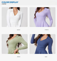 FUBEIKE Tennis Clothes Dress To Use With Tennis Skirt Woman Dresses Luxury Women 2024 Women's Golf Wear Exercise Yoga Clothing - Buy online at  Vibe In Cart.