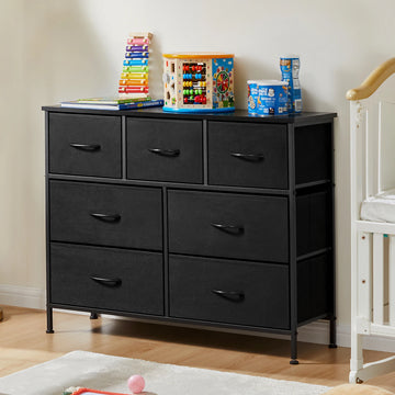 JHK Desser For Bedroom With 7 Fabric Drawers Organizer Storage Closet Chest Clothes For Living Room Display Cabinet Of Furniture - Buy online at  Vibe In Cart.