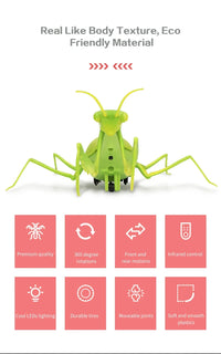 Infrared Remote Control Mini Mantis Insect Simulation Toy