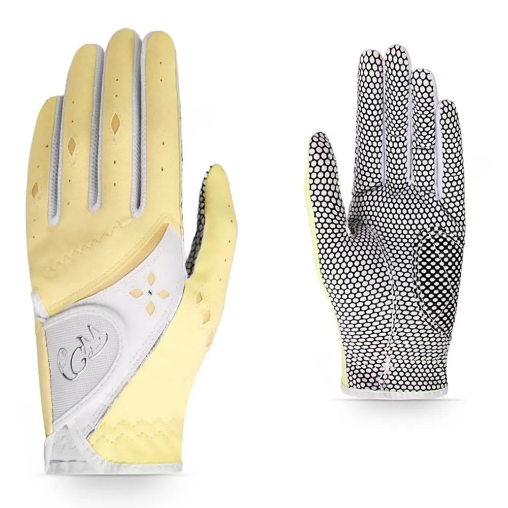 Breathable Women's Golf Gloves Comfortable Wear Resistant Outdoor Sports Gloves Soft Durable PU Leather Golf Mittens - Buy online at  Vibe In Cart.