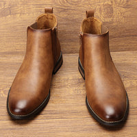 Size 7~13 Men Chelsea Boots  Ankle Boots soft leather Men Boots - Buy online at  Vibe In Cart.