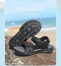 Men's Waterproof Sports Sandals for Hiking and Beach Open Toe Adjustable