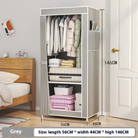 Foldable Plastic Wardrobe Storage Cabinet for Bedrooms
