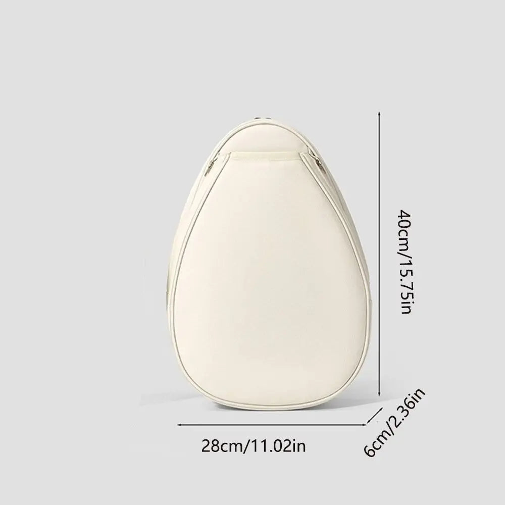 Large Capacity Tennis Backpack Waterproof Lightweight Pickleball Backpack Solid Color Zipper Closure Racquet Bag Tennis Match - Buy online at  Vibe In Cart.