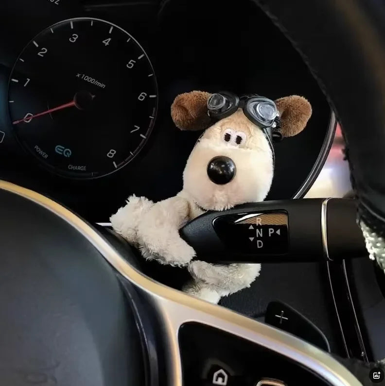 1pcs Plush Ornaments Car Interior Supplies Car Decoration Dolls Pilot Dog Creative Accessories for  Huai Gua Auto Door Dashboard - Buy online at  Vibe In Cart.