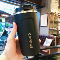 WORTHBUY Thermos Cup 304 Stainless Steel Double Wall Insulated Coffee Mug Leak-proof Thermal Tumbler Travel Portable Drinkware - Buy online at  Vibe In Cart.