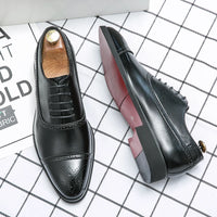Men's Formal Shoes with Red Soles Fashionable Business Attire Casual Daily Lace Up Dress Shoes Plus Size Pointed Toe Solid Color - Buy online at  Vibe In Cart.