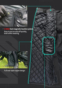 Winter Waterproof Motorcycle Overpants Quick Release Touring Moto Pants Men's Warm Windproof Motorbike Trousers CE Kneepads - Buy online at  Vibe In Cart.