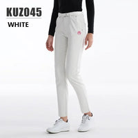 Women's Winter Warm Thick Fleece Golf Pants Straight Full Length