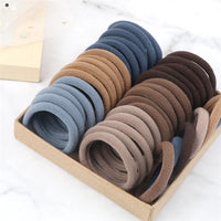 50PCS/Set Women Girls Basic Hair Bands 4cm Simple Solid Colors Elastic Headband Hair Ropes Ties Hair Accessories Ponytail Holder - Buy online at  Vibe In Cart.