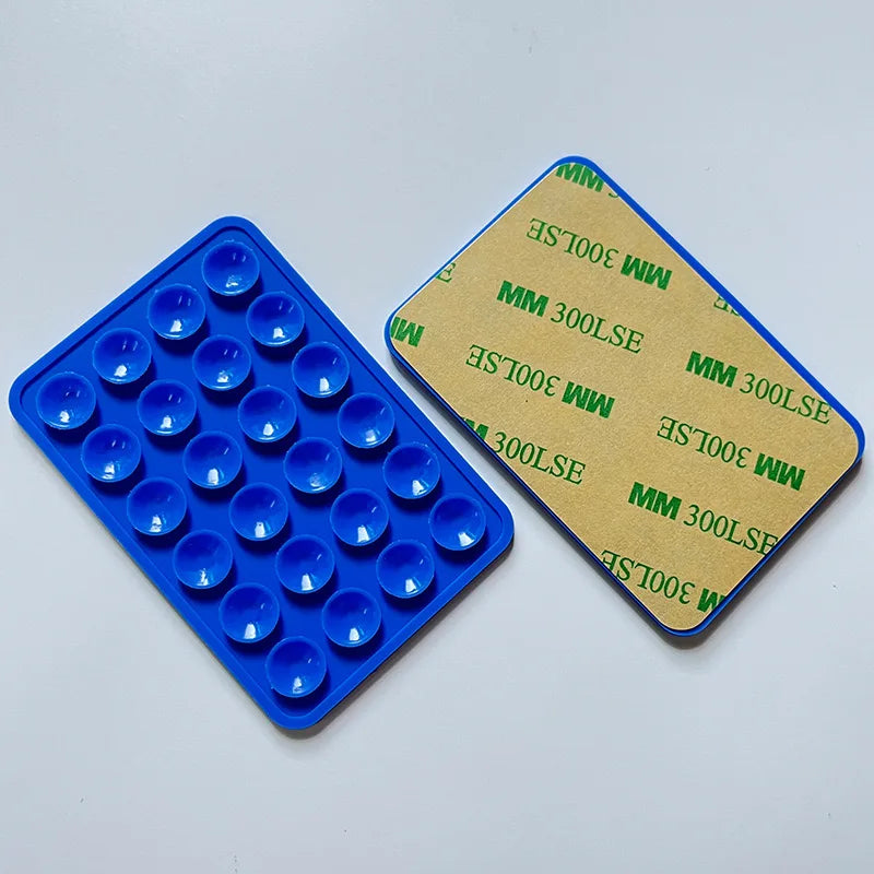 Universal Wall Phone Holder with Adhesive Suction and Anti-Slip Grip