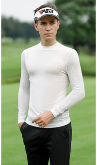 PGM Mens Sun Protection Golf Shirt Underwear Long Sleeve Golf Shirt Cooling Ice Silk T-shirts Anti-UV Soft Golf Apparel For Men - Buy online at  Vibe In Cart.