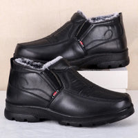Shoes for Men 2023 Winter Fashion Non-slip Cotton Shoes Men's Thickened Leather Waterproof Casual Snow Boots Zapatillas Hombre - Buy online at  Vibe In Cart.