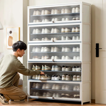 Simple shoe cabinet, household door storage artifact, space-saving indoor good-looking multi-layer dustproof large-capacity - Buy online at  Vibe In Cart.