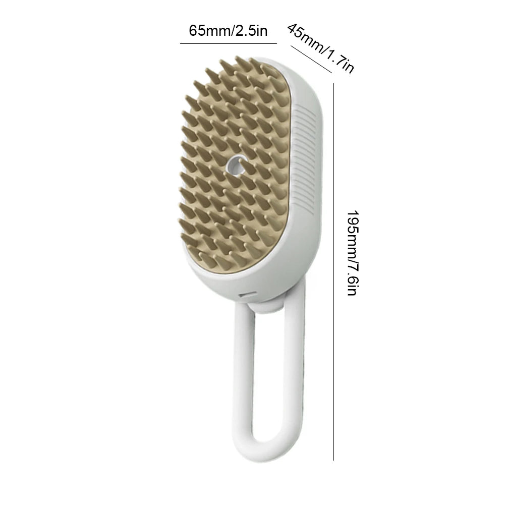 Cat Steam Brush Steamy Dog Brush 3 in 1 Electric Spray Cat Hair Brushes USB Rechargeable Dog Grooming Massage Comb for Pet Hairs - Buy online at  Vibe In Cart.
