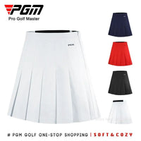 PGM Golf Women Skirt High Waist Pleated Skirt Solid Color A-lined Sports Skorts Ladies Slim Fold Training Culotte Golf Apparel - Buy online at  Vibe In Cart.