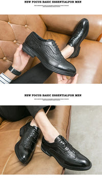 Men Suit Casual Shoes Luxury Men Brogue Dress Shoes Formal Business Leather Shoes Men Brown Wedding Italian Banquet Shoe Size 46 - Buy online at  Vibe In Cart.