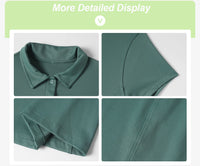 Summer Mid Length Tennis Skirt Sports Set Women's Waist Cinching Slimming Golf Dress Breathable Fitness Yoga Workout Clothes