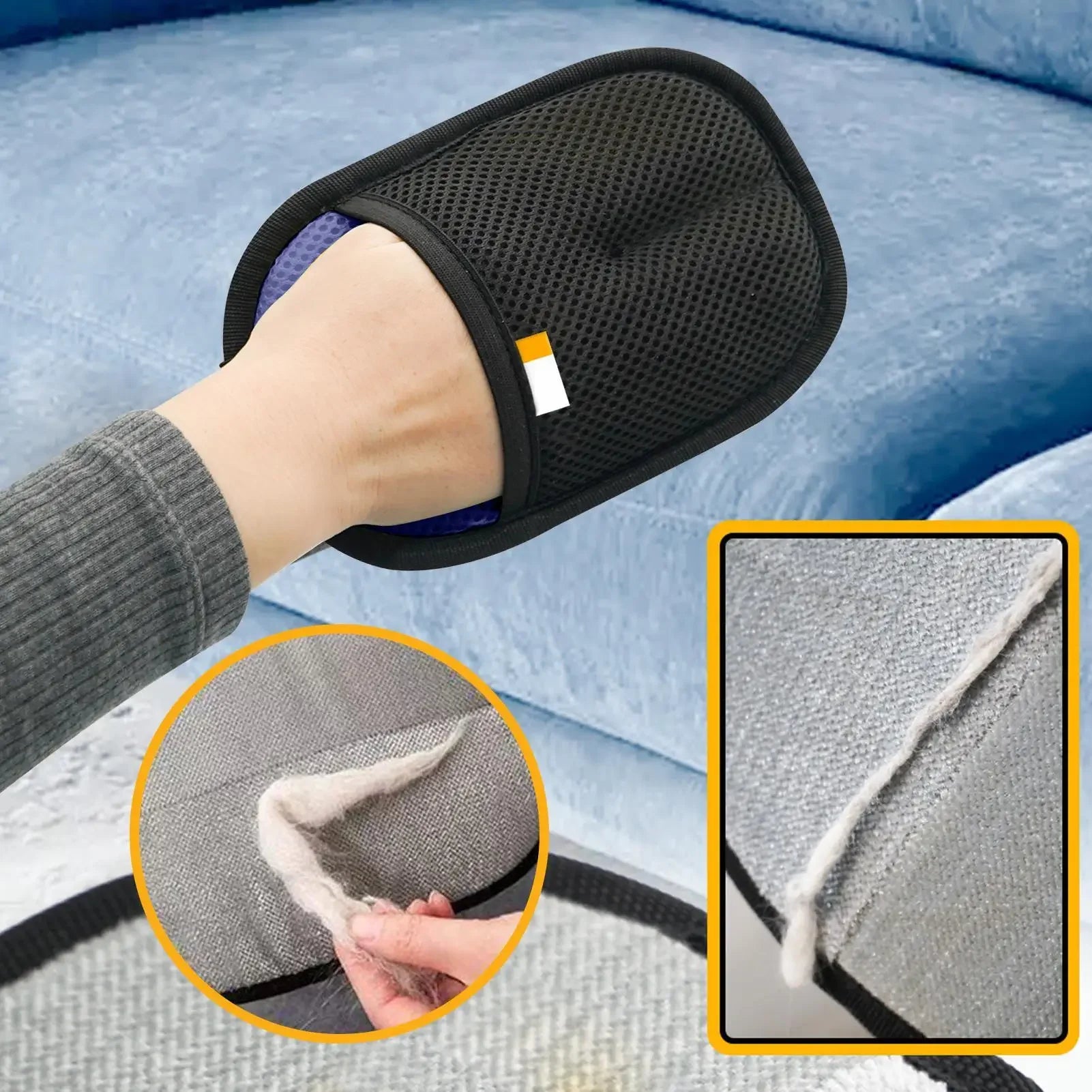 Pet Hair Cleaning Removal Gloves Pet Double-sided Grooming Glove Reusable Tool Sofa Carpets Cat Dog Hair Cleaning Tools 1~4pcs - Buy online at  Vibe In Cart.