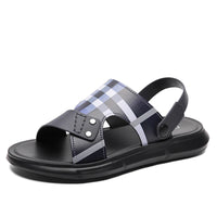 Men's Lightweight EVA Summer Beach Sandals with Medium Heel
