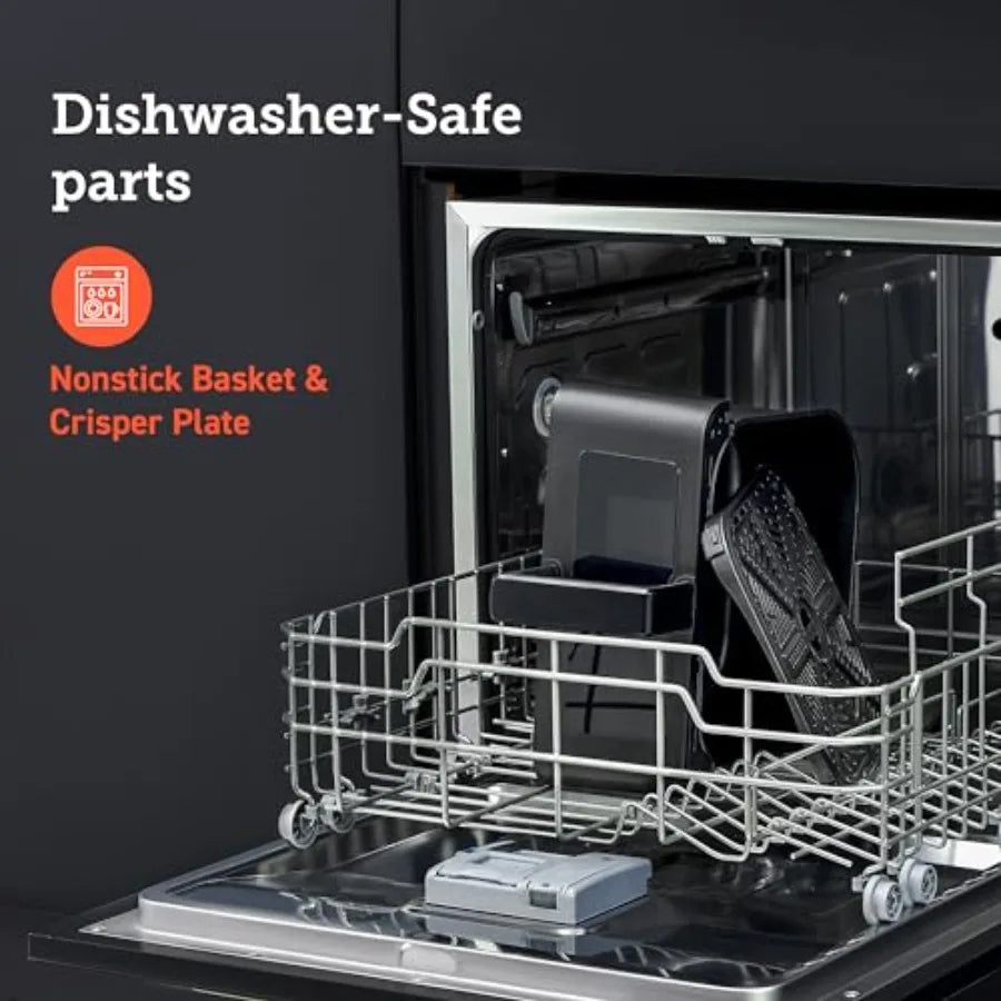 Large Compact Air Fryer with 6.5 Quart Capacity for Home Kitchen Use Features 12 OneTouch Savable Custom Functions Includes Coo - Buy online at  Vibe In Cart.