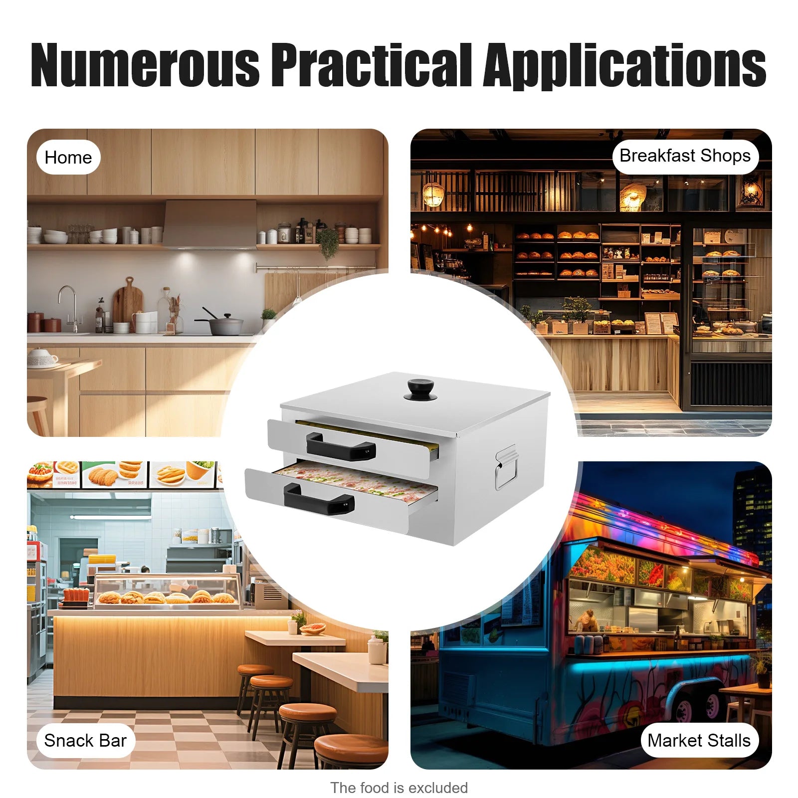 Open Chinese Rice Noodle Roll Food Steamer with Extra Tray Stainless Steel Square Tier/Layer Cooking Cuisine Guangdong Cookware - Buy online at  Vibe In Cart.