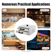 Open Chinese Rice Noodle Roll Food Steamer with Extra Tray Stainless Steel Square Tier/Layer Cooking Cuisine Guangdong Cookware - Buy online at  Vibe In Cart.