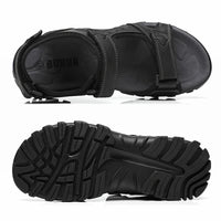 First-Layer Cowhide Men's New Fashion Open-Toe Casual Men's Summer Sandals, Adjustable Non-Slip, Comfortable Soft-Soled Beach Sh - Buy online at  Vibe In Cart.