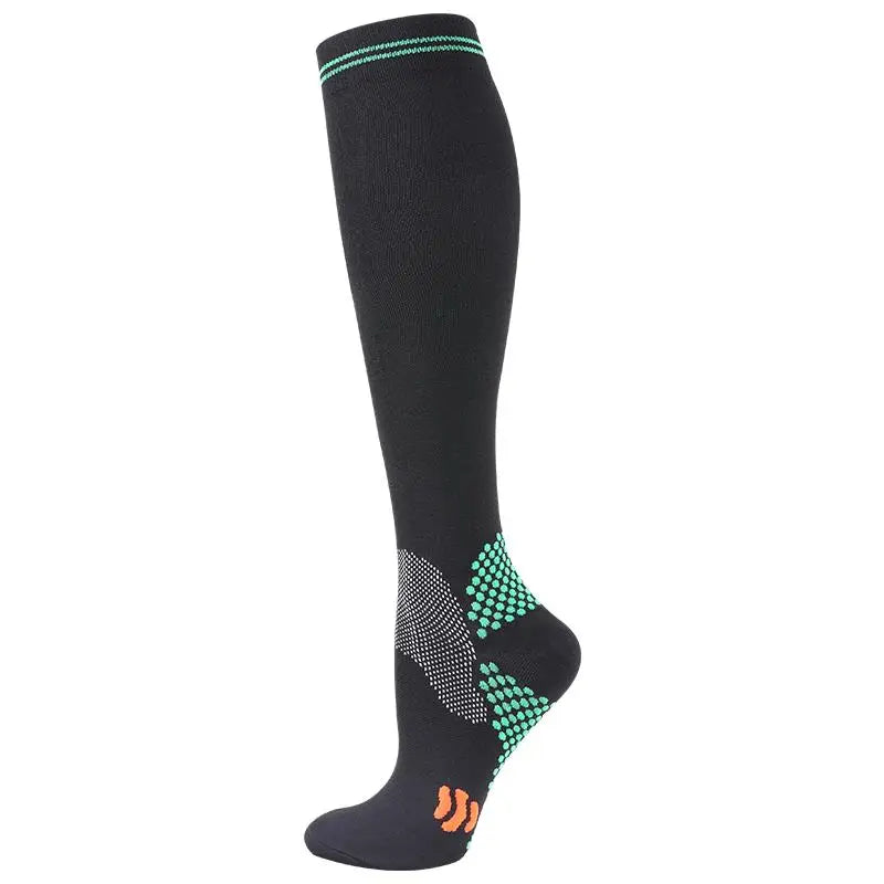 Knee-High Unisex Compression Socks for Varicose Veins 20-30 mmHg for Running and Cycling