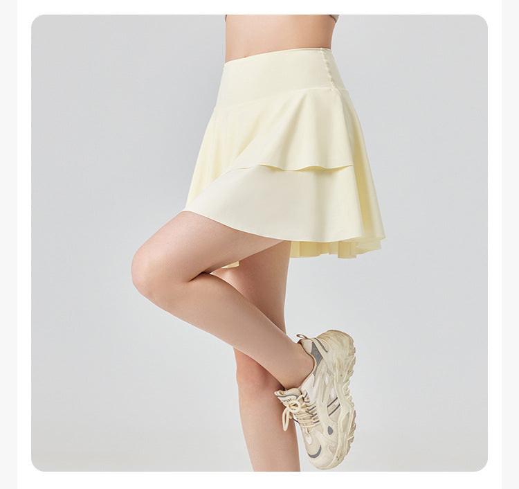 Tennis Skirt for Women with Sun Protection Athletic High-waisted Sun Block Skort Pleated Golf High-Waisted Pleated Shorts Bottom - Buy online at  Vibe In Cart.