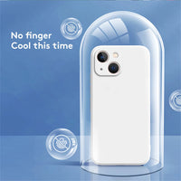 Square Liquid Silicone Protective Phone Case with Anti-Scratch and Dustproof Features