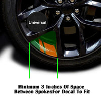 6Pcs Car Sticker Reflective Wheel Hub Decals Resistant Cover Exterior Accessory Car Decor Car Stickers for Dodge Chrysler Jeep - Buy online at  Vibe In Cart.