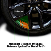 6Pcs Car Sticker Reflective Wheel Hub Decals Resistant Cover Exterior Accessory Car Decor Car Stickers for Dodge Chrysler Jeep - Buy online at  Vibe In Cart.