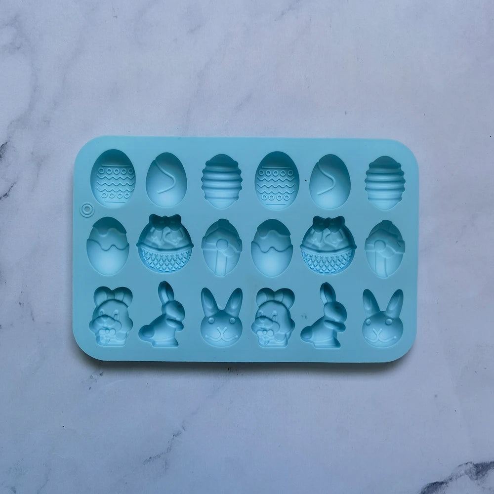 Easter Silicone Mold Cake Chocolate Cookie Baking Mould Rabbit Colored Holiday Decoration Kitchen Bakeware - Buy online at  Vibe In Cart.