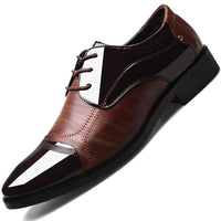 Men's Dress Shoes Business Oxfords Patent Leather Dress Shoes Classic Loafers Formal Derby Shoes For Men - Buy online at  Vibe In Cart.