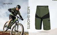 Gym Shorts Man Mountain Bike Shorts Stretch MTB Shorts Quick Dry with Zipper Pocket Suitable for Running，Hiking，Camping - Buy online at  Vibe In Cart.