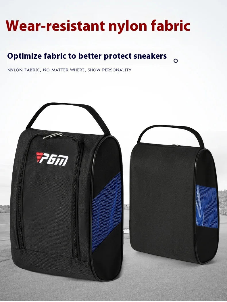 Golf Shoe Bag Made of Nylon, Available in Four Colors
