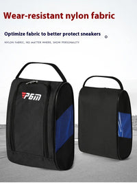 Golf Shoe Bag Made of Nylon, Available in Four Colors