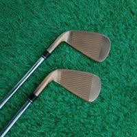 TaiFu 2024New Men's p790 Golf Clubs copper color P790 Golf Irons Fourth generation 7pcs 4-9P R/S/SR Flex Steel/Graphite Shaft - Buy online at  Vibe In Cart.